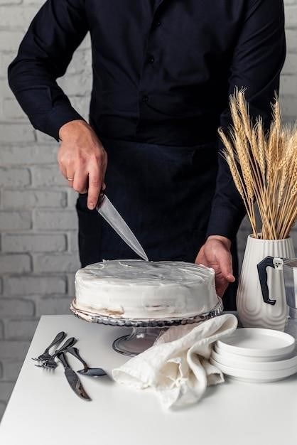 round cake cutting guide